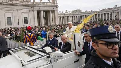 Homilía del Papa Francisco en la Misa de Domingo de Ramos 2023