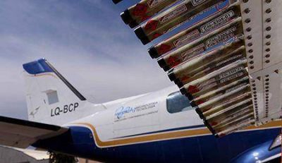 Los aviones de la lucha antigranizo combatieron m�s de 120 c�lulas