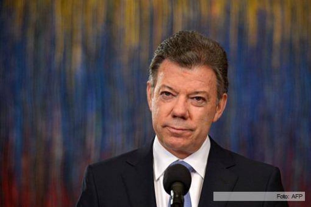 Santos oficializ� su candidatura a la reelecci�n presidencial en Colombia