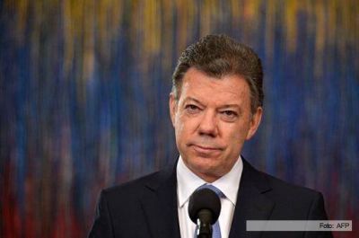 Santos oficializ� su candidatura a la reelecci�n presidencial en Colombia