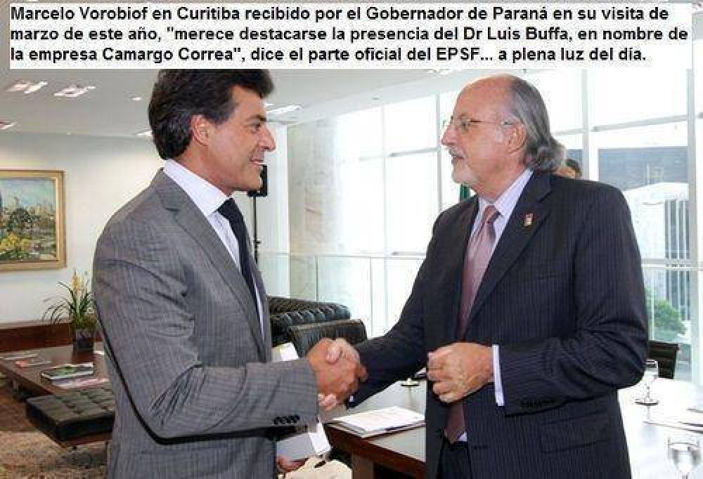 REUNI�N "SECRETA" DE LA CONSTRUCTORA DEL NUEVO PUERTO CON BONFATTI