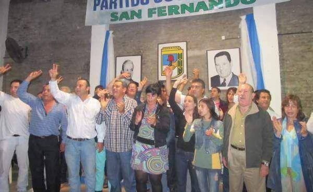 Aguilera y Amieiro presentaron su lista del PJ sanfernandino