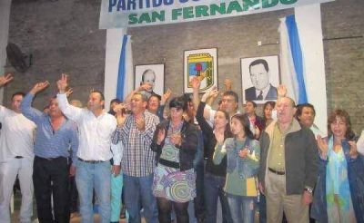 Aguilera y Amieiro presentaron su lista del PJ sanfernandino