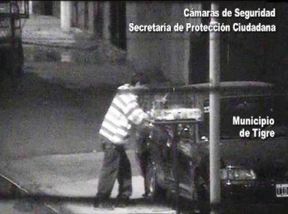 Por las c�maras de Tigre detienen a dos ladrones de autos 
