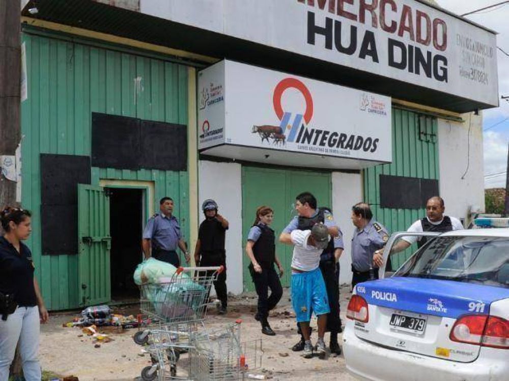 Una sucesi�n de incidentes que se inici� en Villa Gobernador G�lvez
