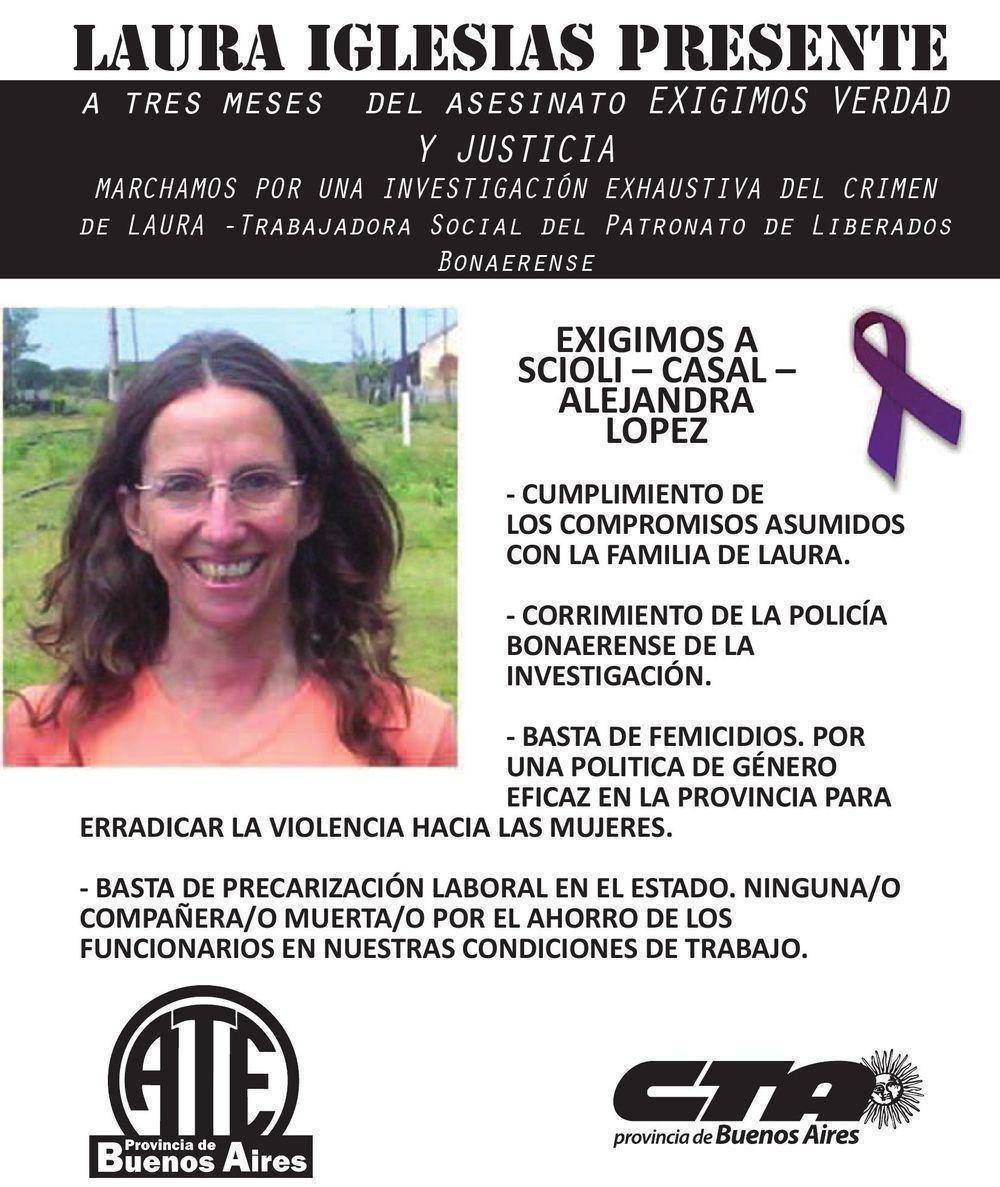 29/11 Movilizamos a 6 meses del asesinato de Laura Iglesias