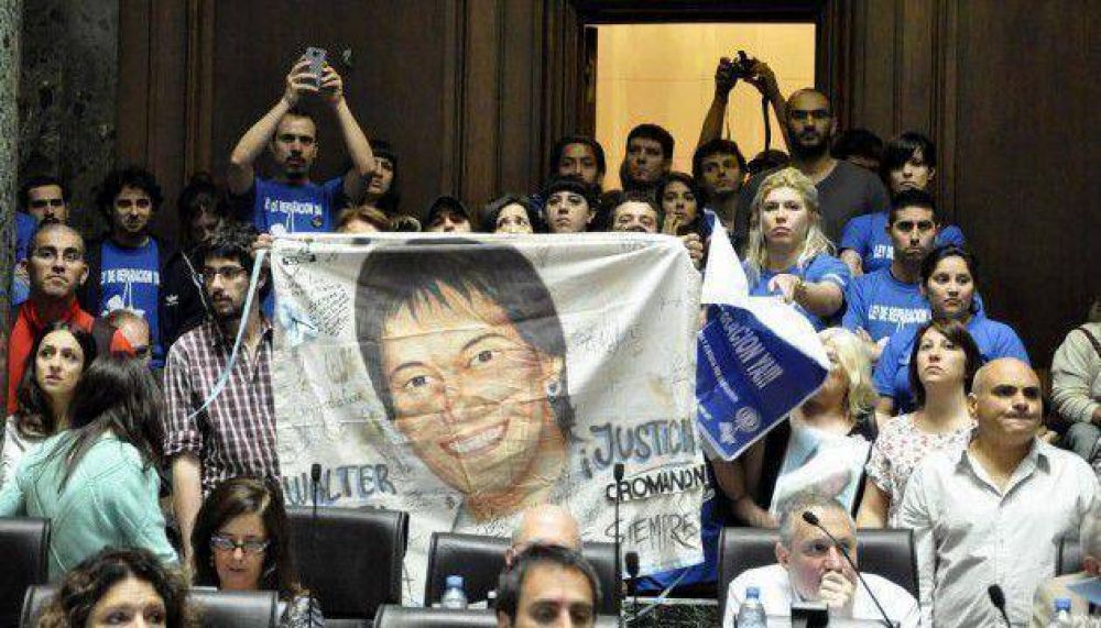 Croma��n: es ley la reparaci�n integral a sobrevivientes