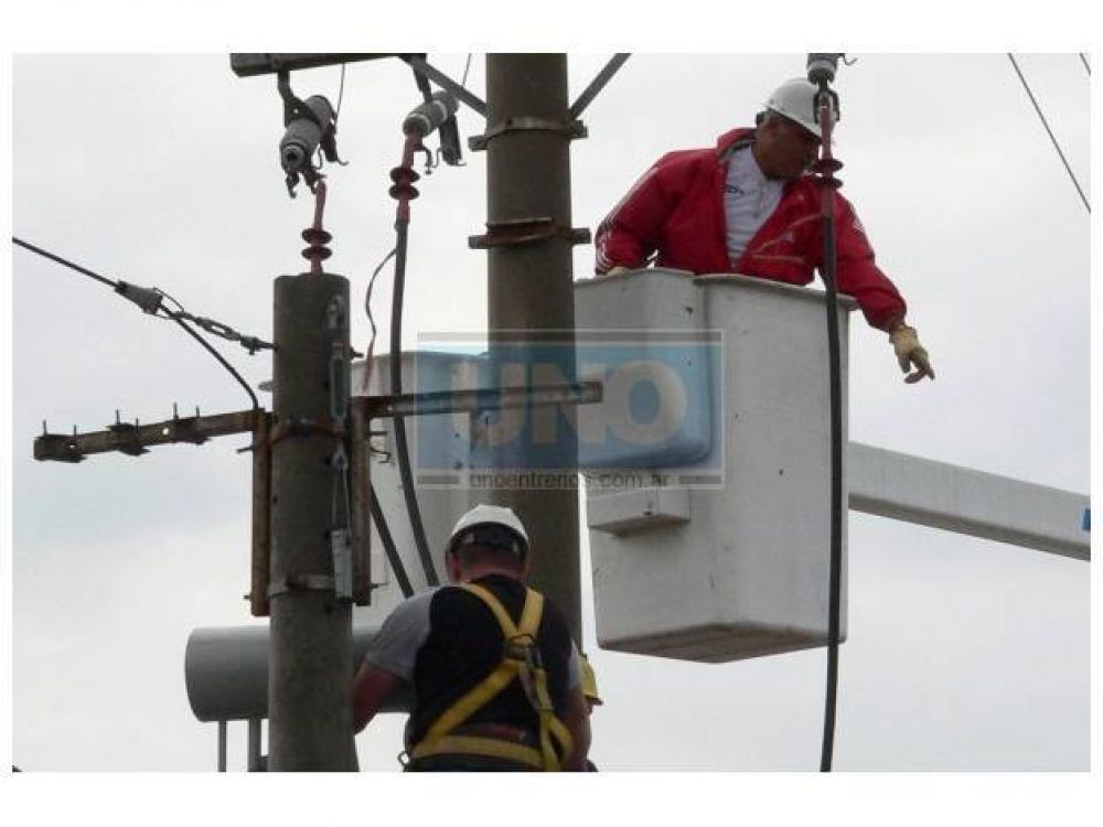 La rotura de un cable de media tensi�n dej� sin luz a parte de Paran�