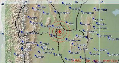 Leve sismo al noroeste de San Luis