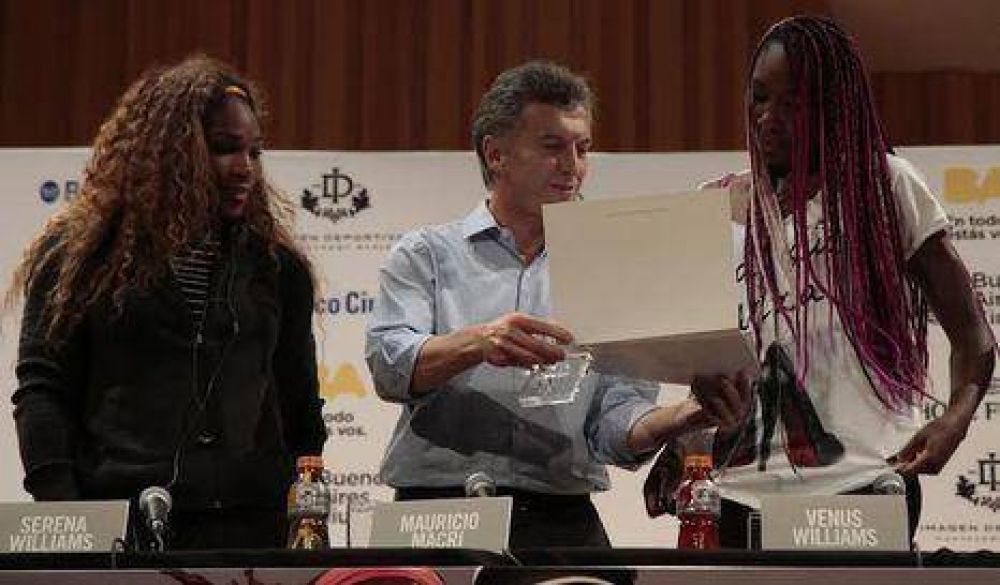 Macri recibi� a la hermanas Williams