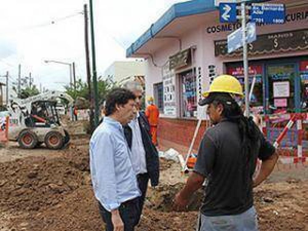Posse: "El 98% de San Isidro ya tiene cloacas"