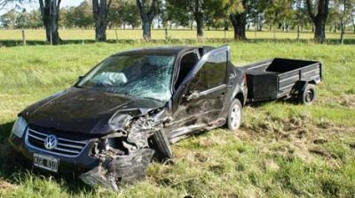 Triple choque en la Ruta Nacional N� 5 