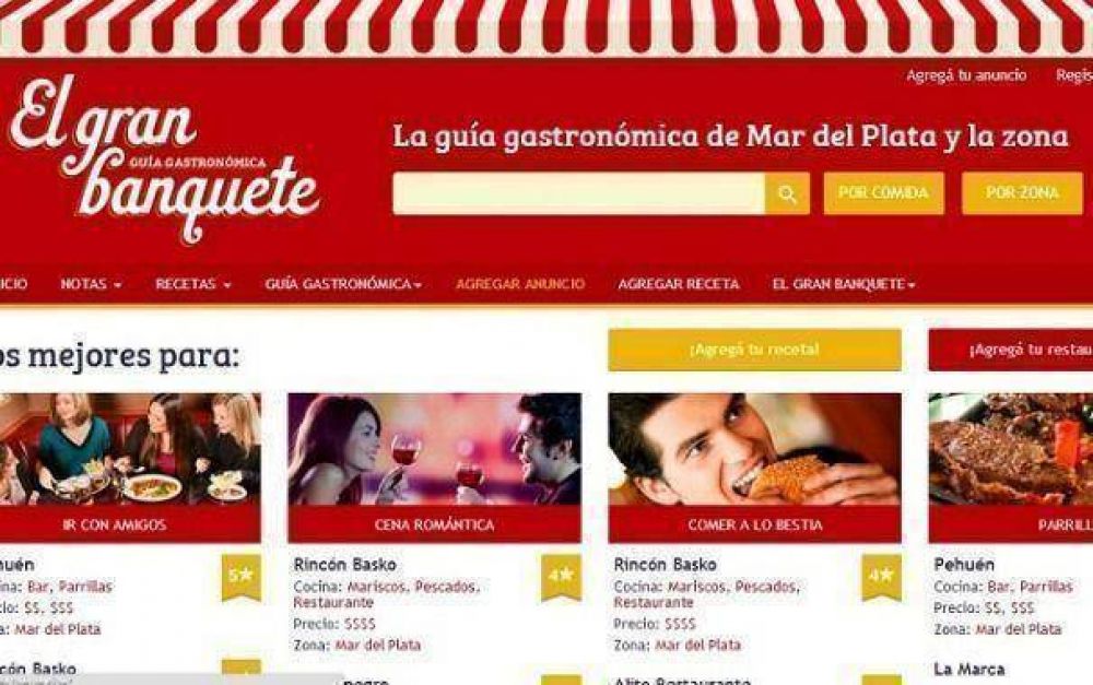 El gran banquete, el sitio para saber d�nde ir a comer