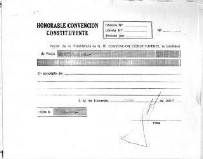 Constituyente: entre el "goloso" Manzur y Rodolfo Ocaranza firmaron recibos por casi $ 2 millones