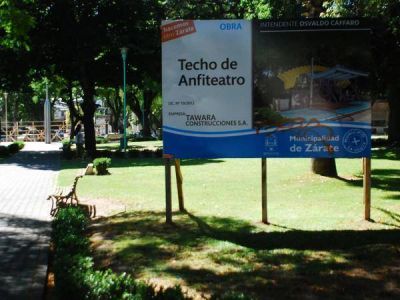 En el anfiteatro �Homero Exp�sito� se sigue aguardando ver el techo
