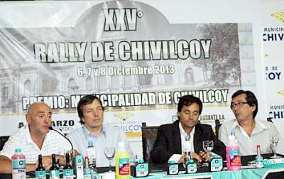 Presentaron anoche el Rally Ciudad de Chivilcoy 