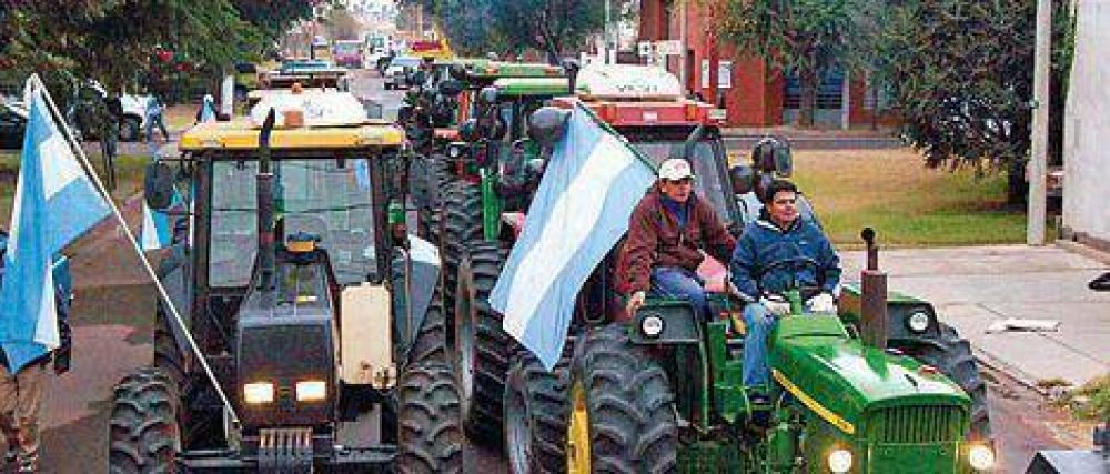 Tractores y petitorio en la visita de CFK a R�o Tercero