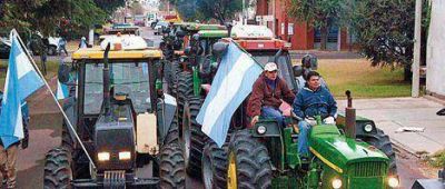 Tractores y petitorio en la visita de CFK a R�o Tercero