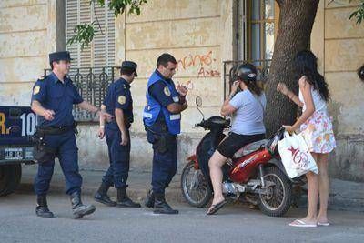 La polic�a intensific� controles en la ciudad