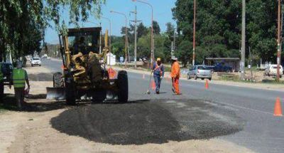 Volvieron las obras a la Ruta 1