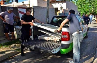 Un operativo conjunto entre la Polic�a y el Municipio de San Fernando permiti� recuperar materiales robados 