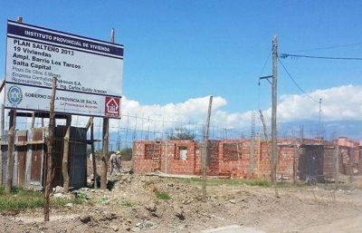 El IPV construye duplex en barrio Los Tarcos