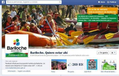 Hasta Facebook se sorprendi� del gran auge de Bariloche en las redes sociales