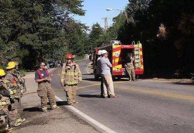 Una m�quina rompi� gasoducto en Bustillo