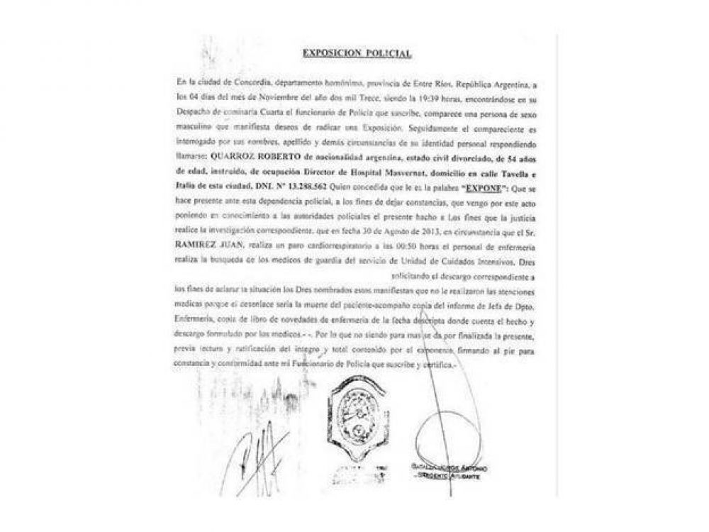 Acusan a un m�dico de causar decenas de muertes en Concordia