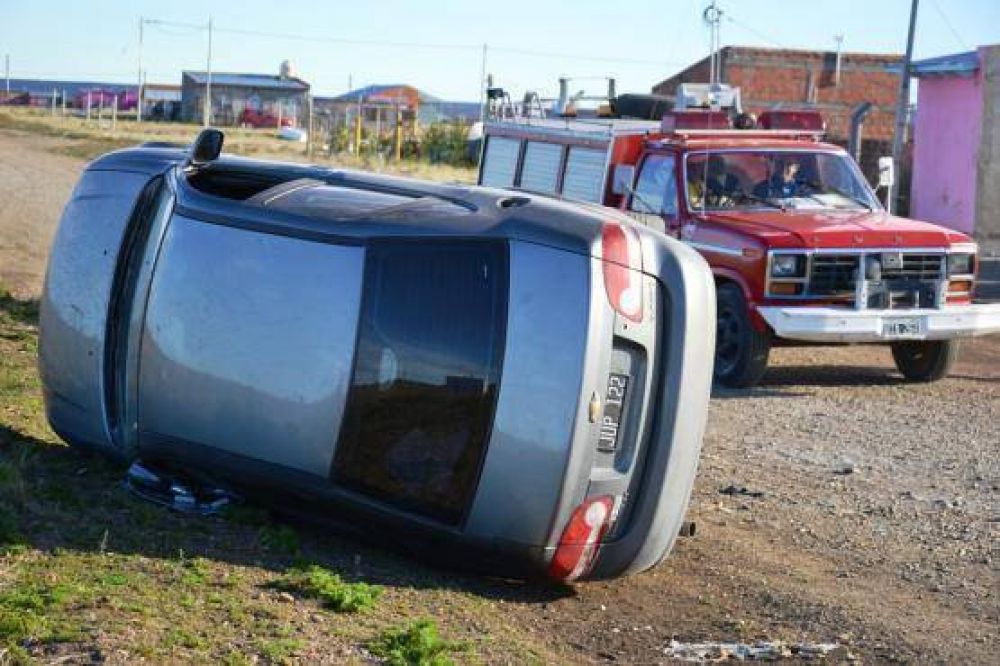 Un hombre perdi� el control del rodado y termin� volcando en el San benito