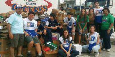 Unos 15 mil kilos de papel para el Garrahan