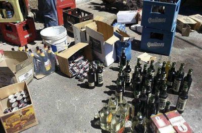 Se realizaron exitosos operativos de incautaci�n de alcohol en Lan�s