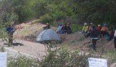 Corte de ruta en Perico contra desalojos y hechos delictivos