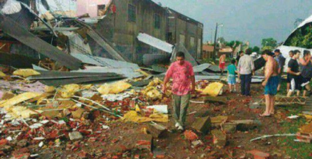 Temporal provoc� da�os tras un d�a de calor agobiante
