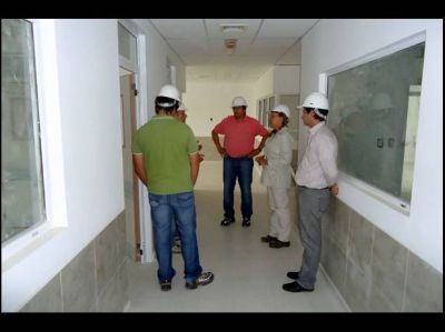 El nuevo hospital de Gualeguaych� tiene un avance del 63%