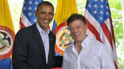 Juan Manuel Santos se re�ne con Barack Obama en la Casa Blanca