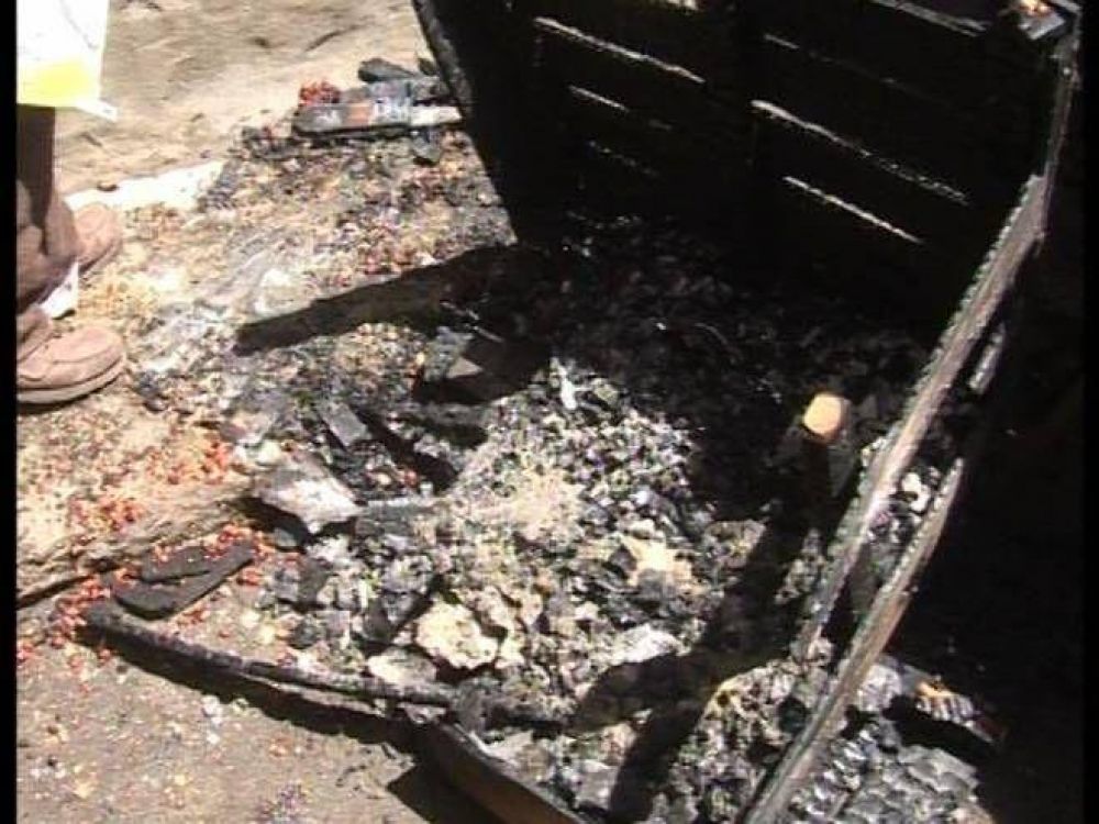 Principio de incendio comenz� "en la cucha de un perro"