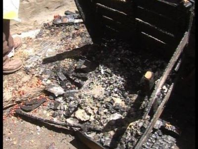 Principio de incendio comenz� "en la cucha de un perro"
