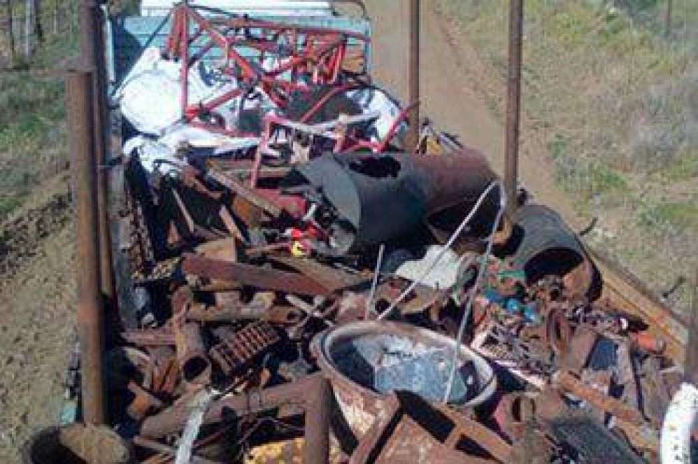 SECUESTRAN CASI 5 TONELADAS DE COBRE ROBADO EN CA�ADON SECO
