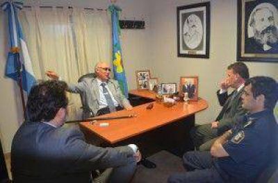 Gorosito se reuni� con el nuevo jefe departamental