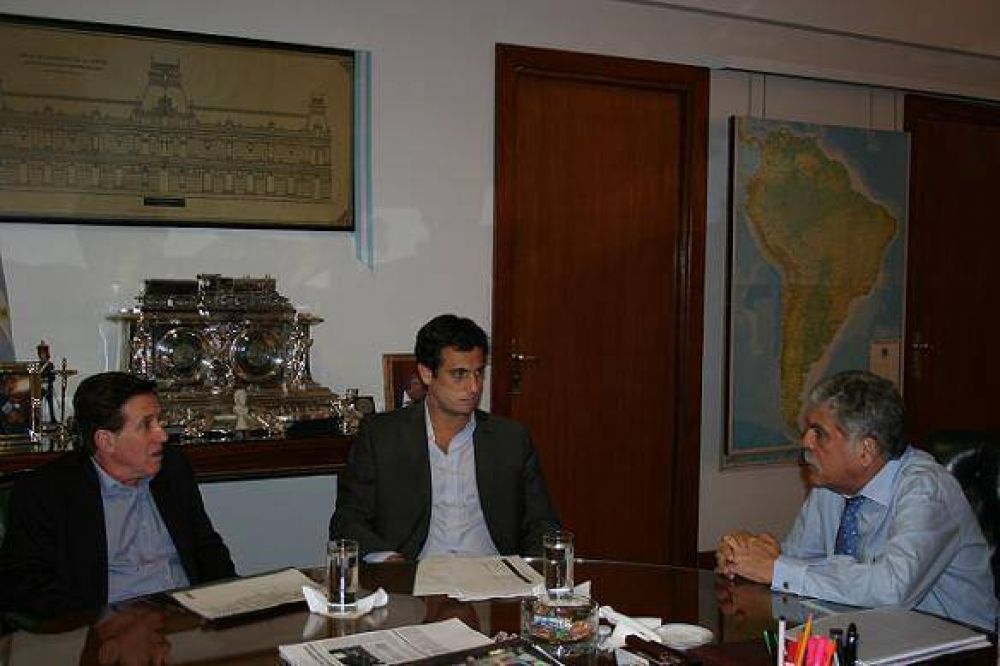 �LVAREZ Y D�AZ P�REZ SE REUNIERON CON DE VIDO POR OBRAS PARA LAN�S