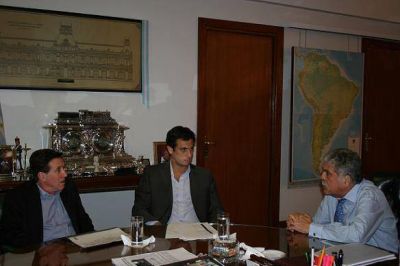 �LVAREZ Y D�AZ P�REZ SE REUNIERON CON DE VIDO POR OBRAS PARA LAN�S