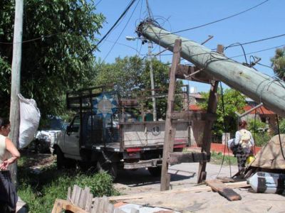 Un barrio destruido