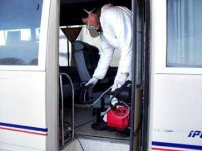 Programan la desinfecci�n del transporte p�blico de pasajeros