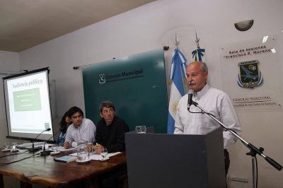 Escasa oposici�n al presupuesto en la audiencia p�blica