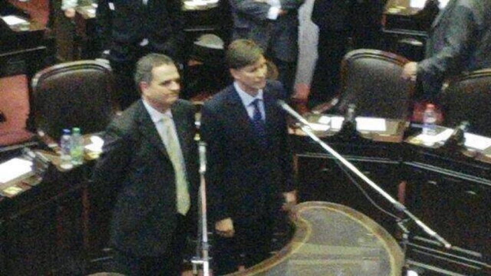 Arenas, Salino y Riccardo juraron como diputados