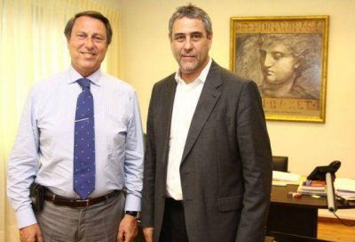 Ferraresi y Casal se reunieron por la descentralizaci�n del Departamento Judicial y la Polic�a Municipal 