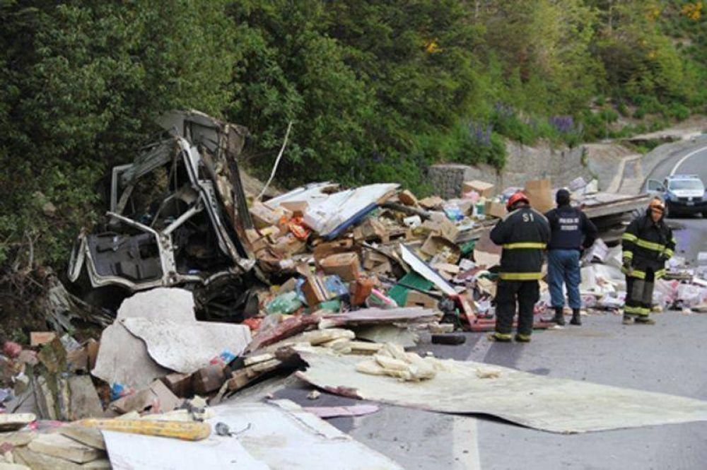 Milagro en un accidente en la Ruta Siete Lagos