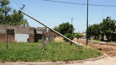 Son 261 las familias damnificadas por la tormenta 