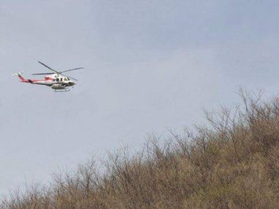 Incendio en los cerros cercanos a Floresta